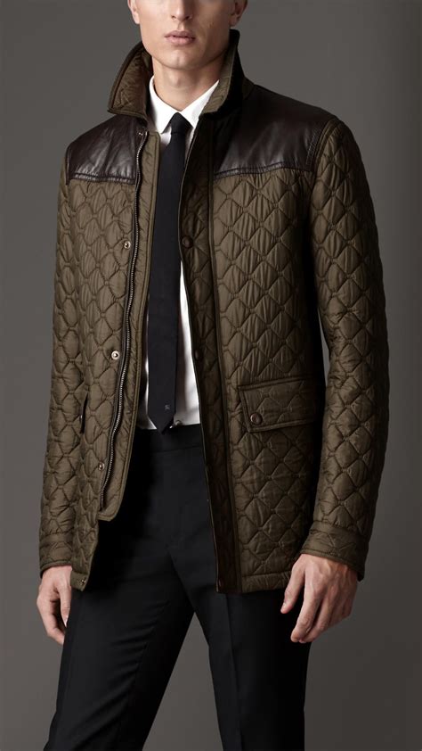 manteau matelassé homme burberry|Burberry .